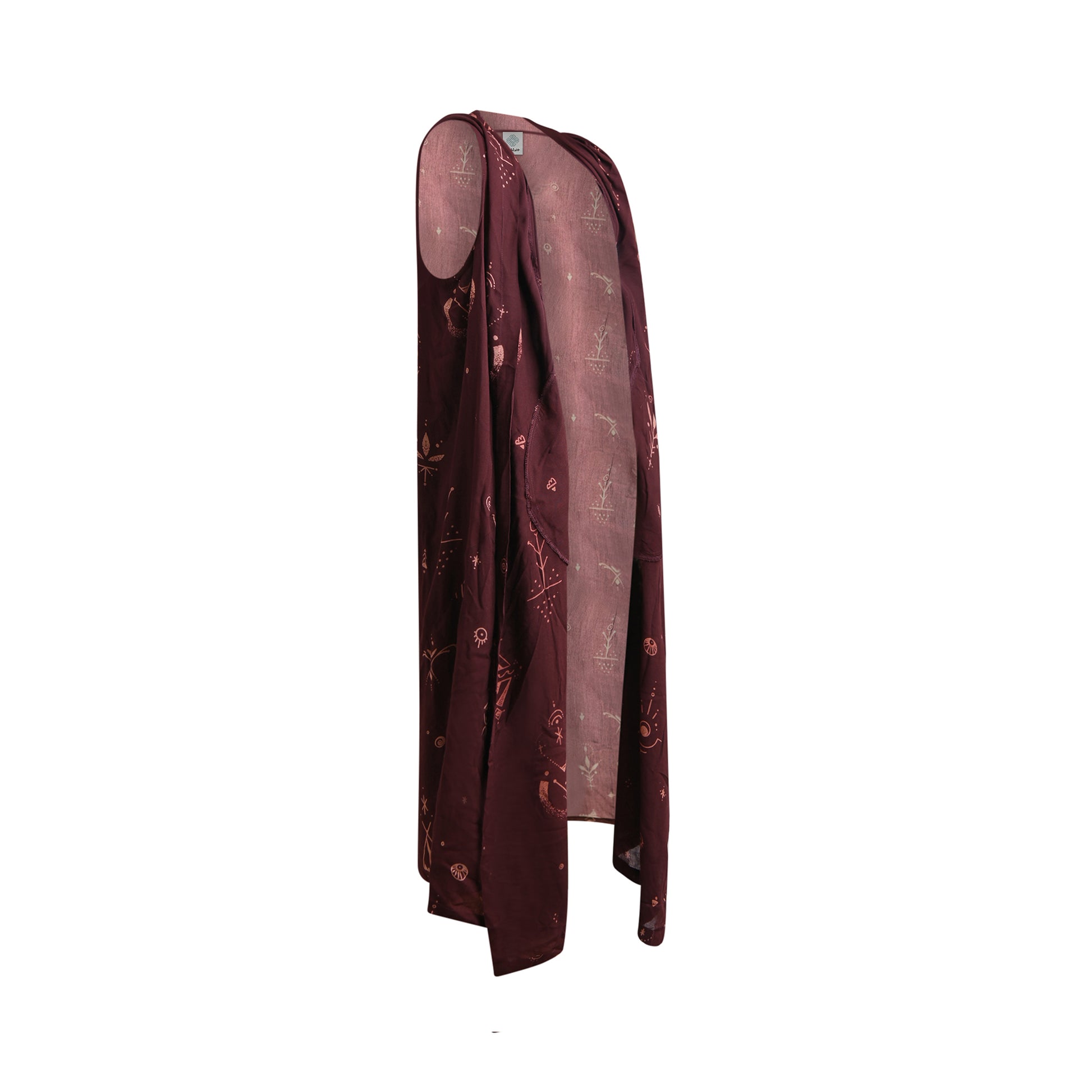 Hippie Boho Style Kimono der Pilger Braun