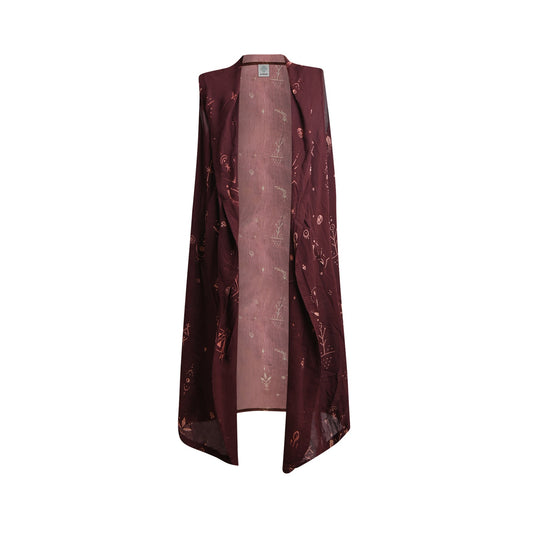 Hippie Boho Style Kimono der Pilger Braun