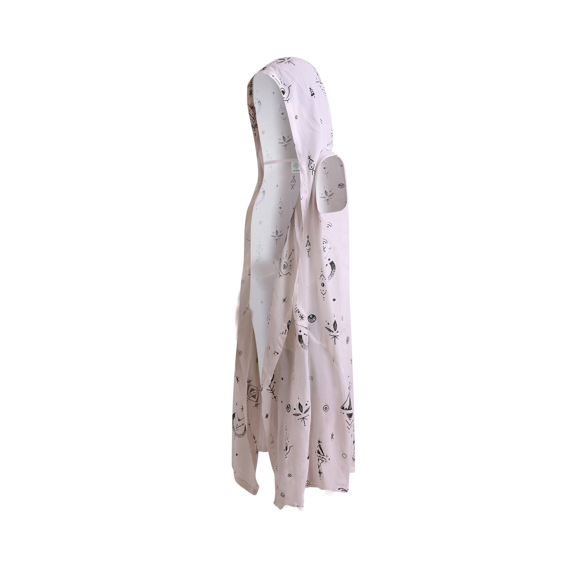 Hippie Boho Style Kimono der Pilger Beige