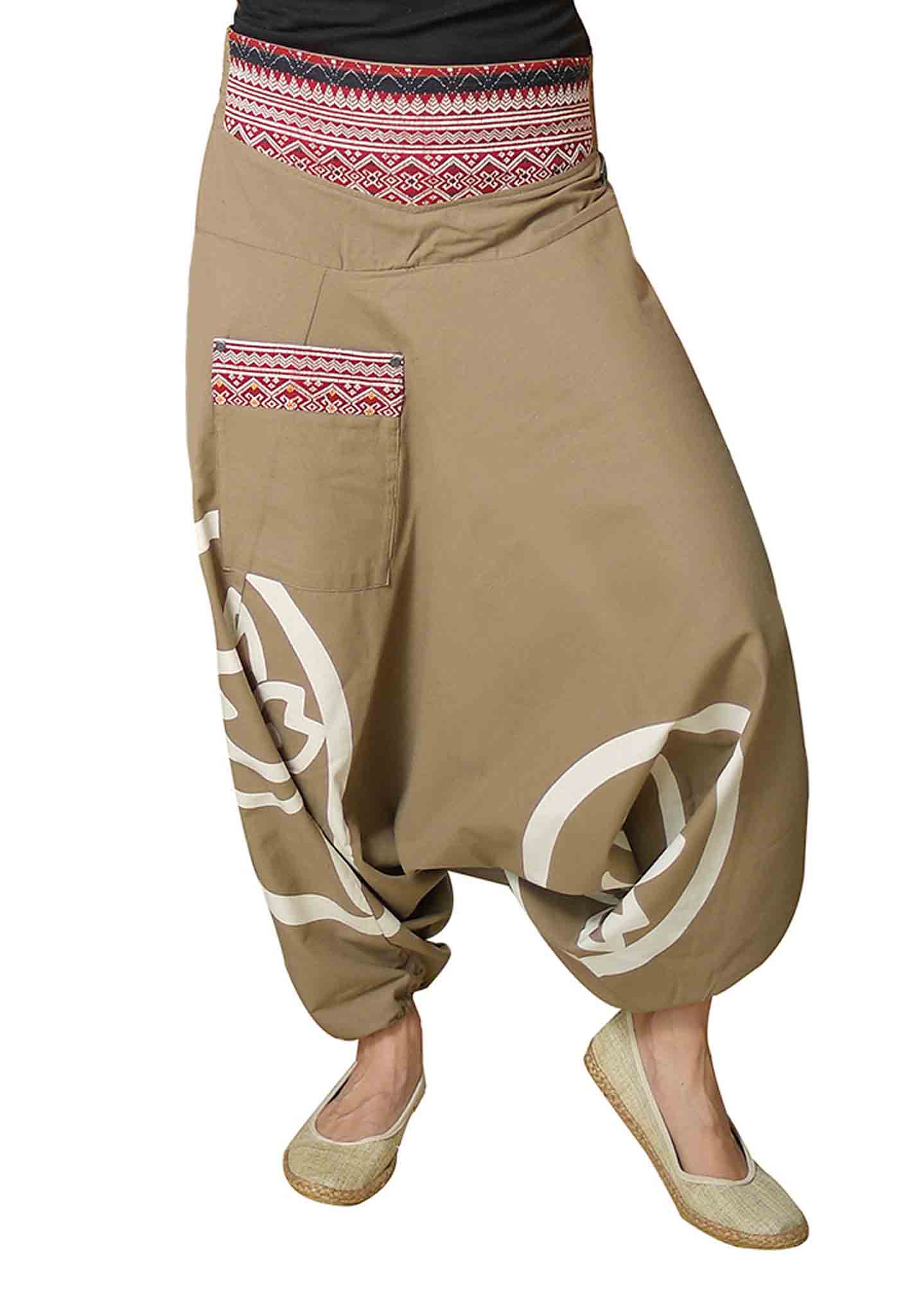 Aladinhose Graubraun