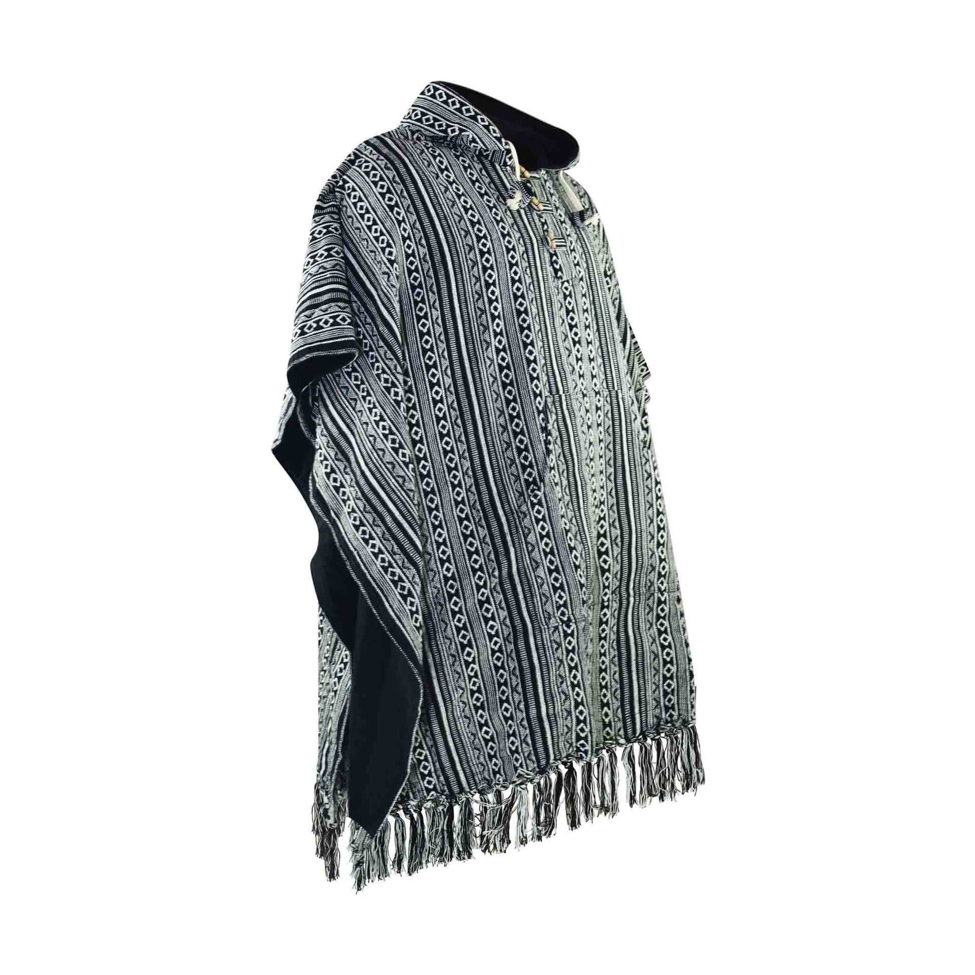 Hippie Wendeponcho Arriba Schwarz