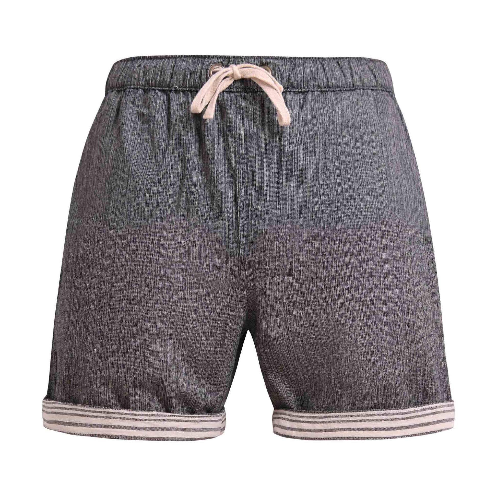Hippie Shorts Weltoffen Grau