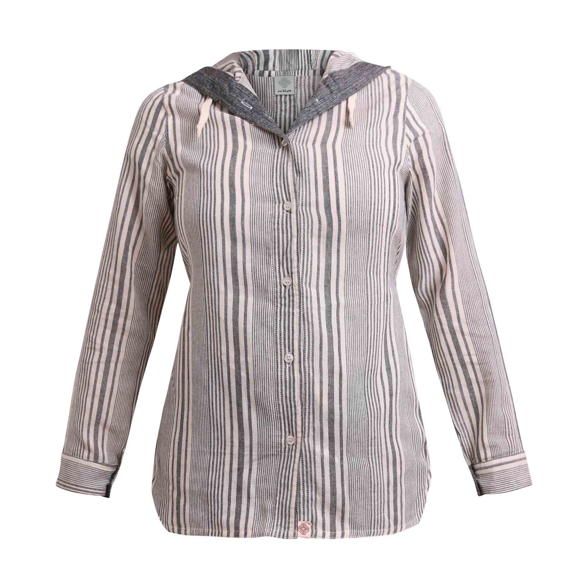Hippie Boho Style Oberteil Bluse Sanftmut Grau