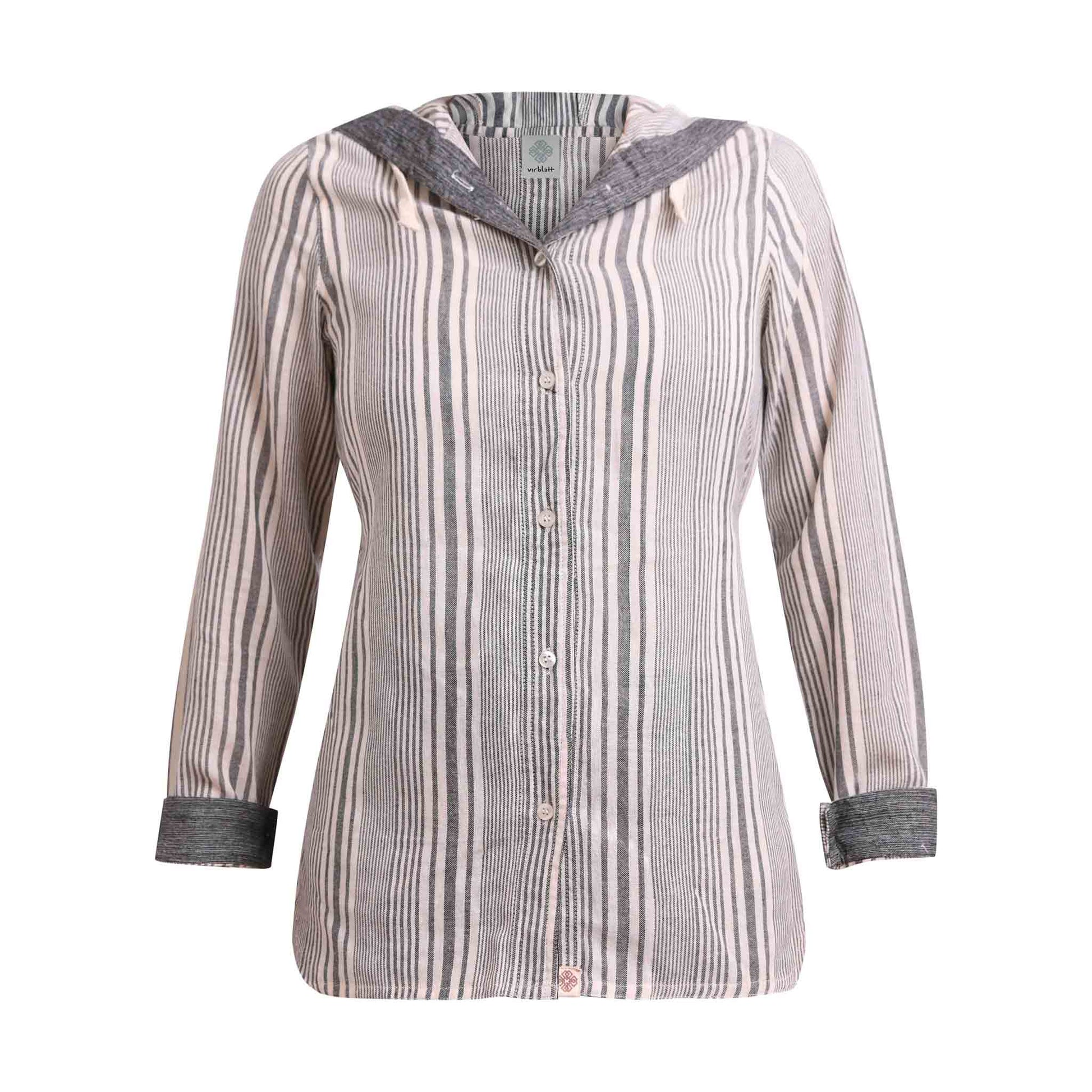 Hippie Boho Style Oberteil Bluse Sanftmut Grau