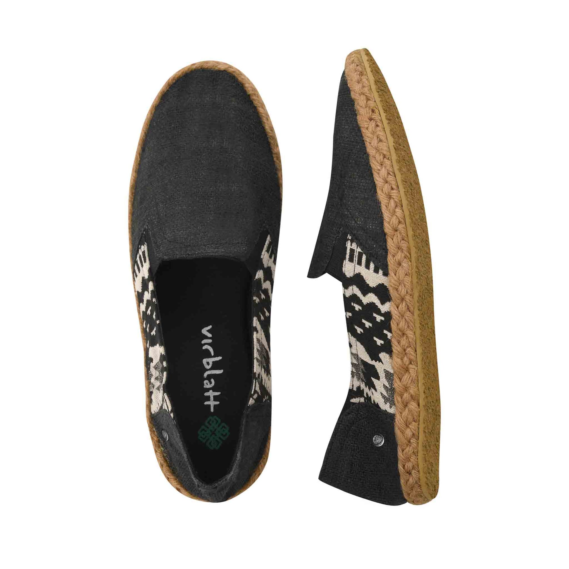 Hanf Schuhe Passend Schwarz