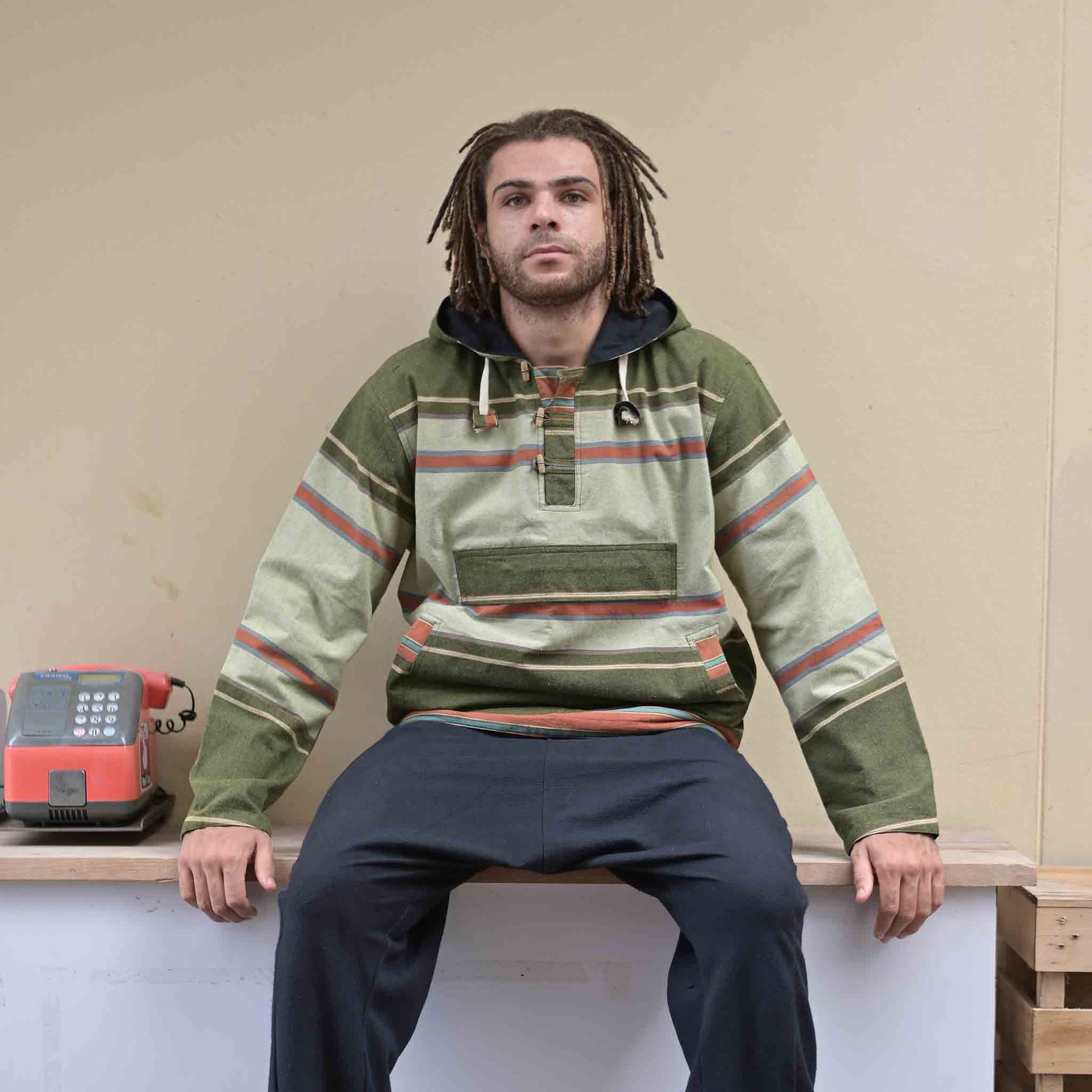 model-l Baja Hoodie Hemisphäre Grün