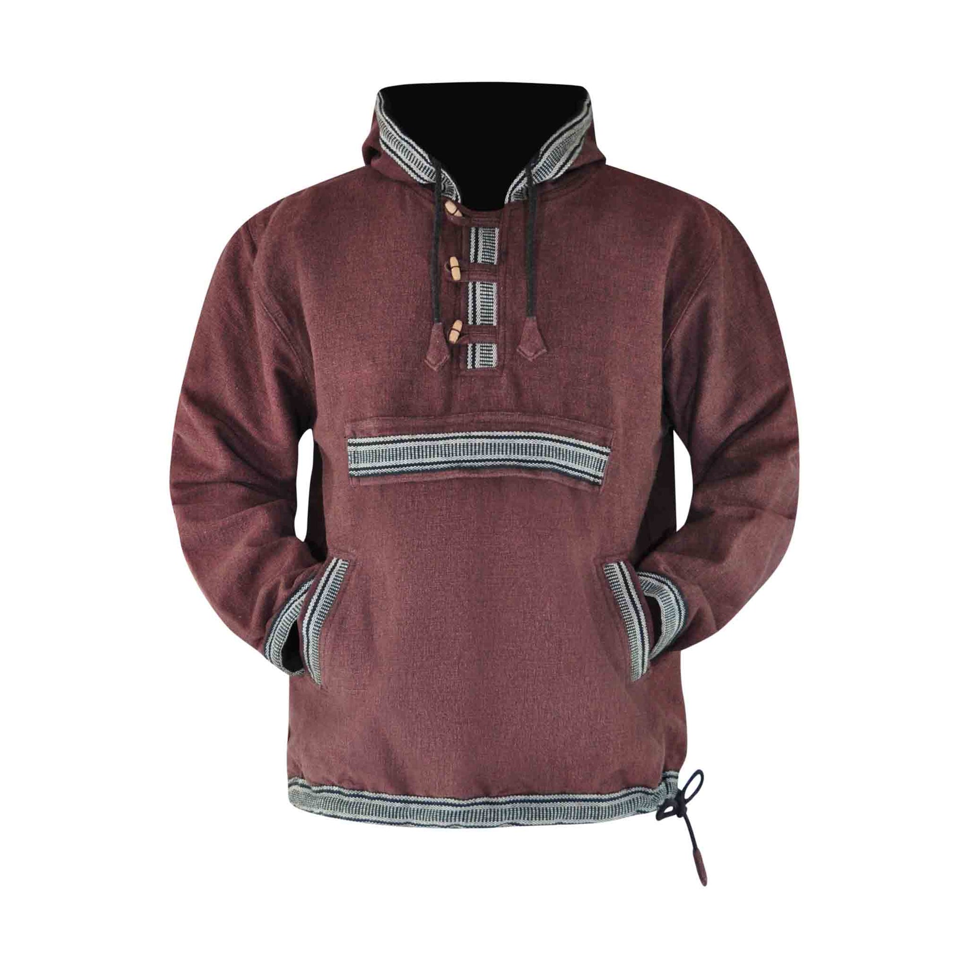 Baja Hoodie Sphärenhaft Braun