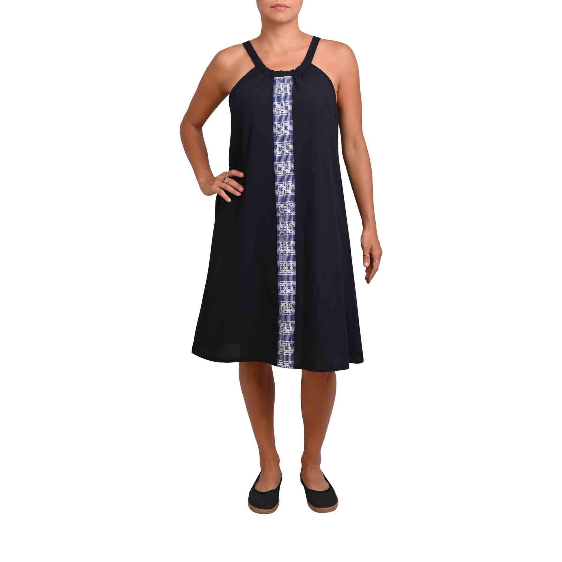 Boho Kleid Schwarz