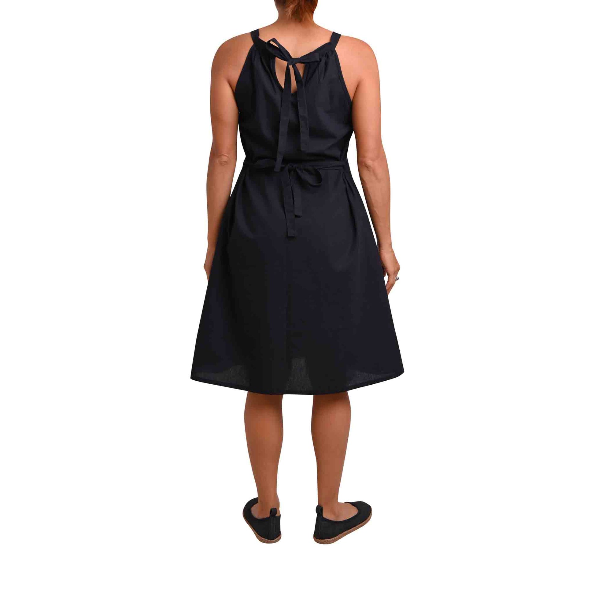Boho Kleid Schwarz