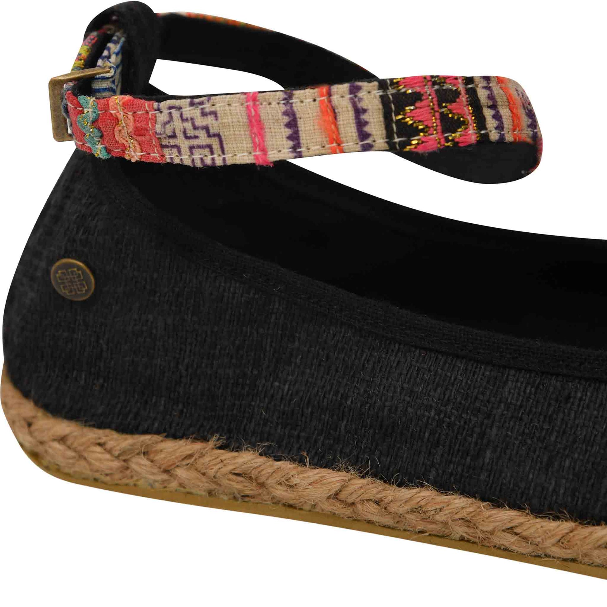 Hanfschuhe Flanieren Schwarz