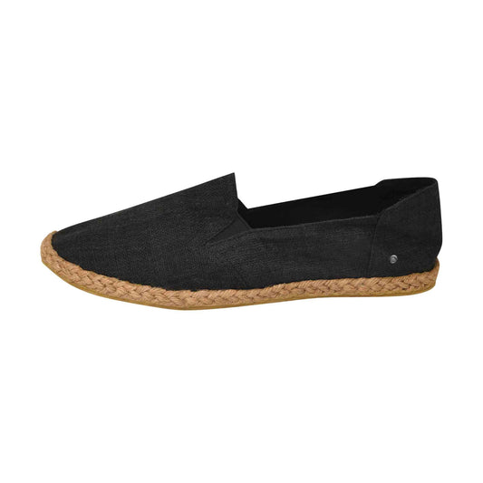 Hanf Schuhe Bequem Schwarz