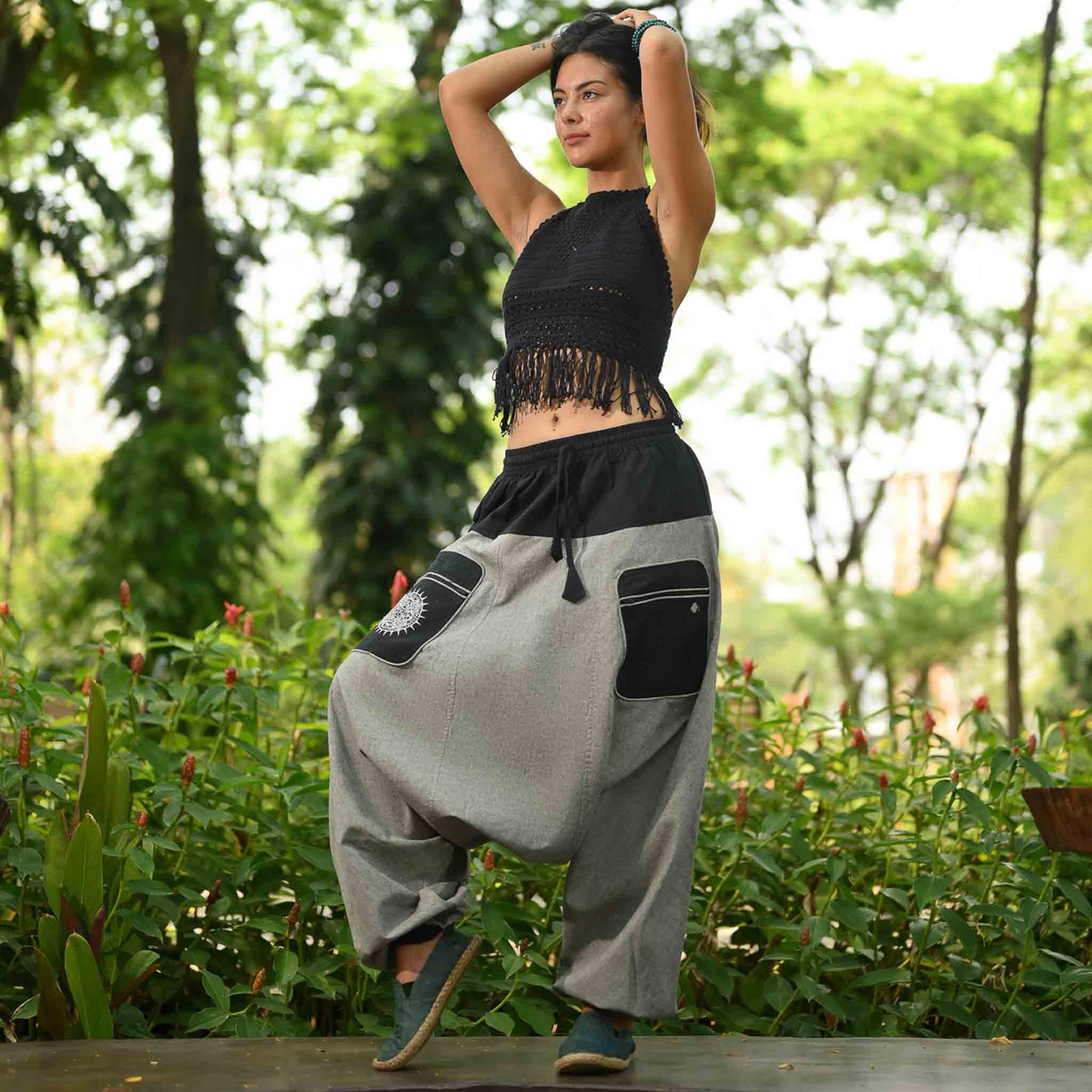model-sm Aladinhose Grau
