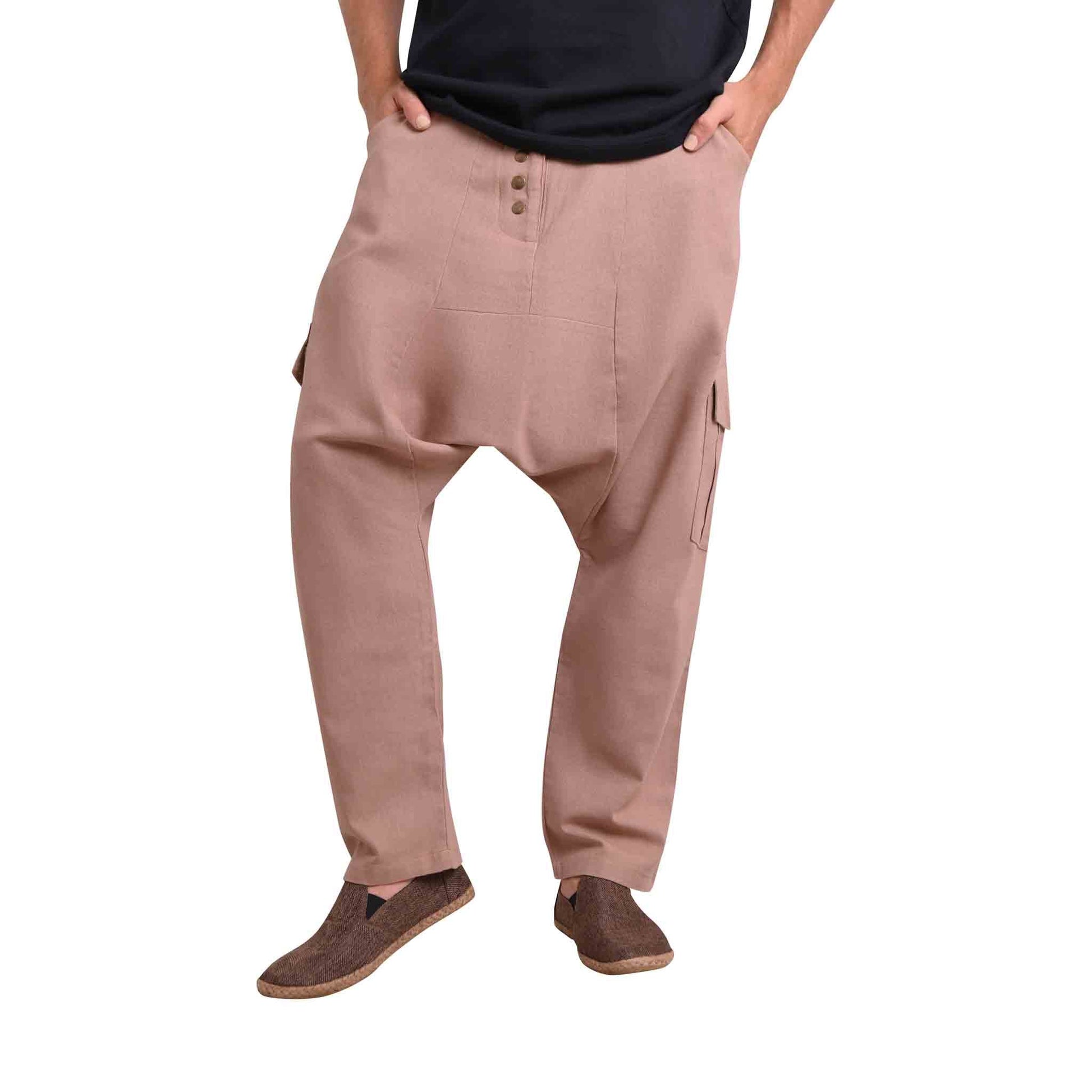 Haremshose Ausgeglichen Beige