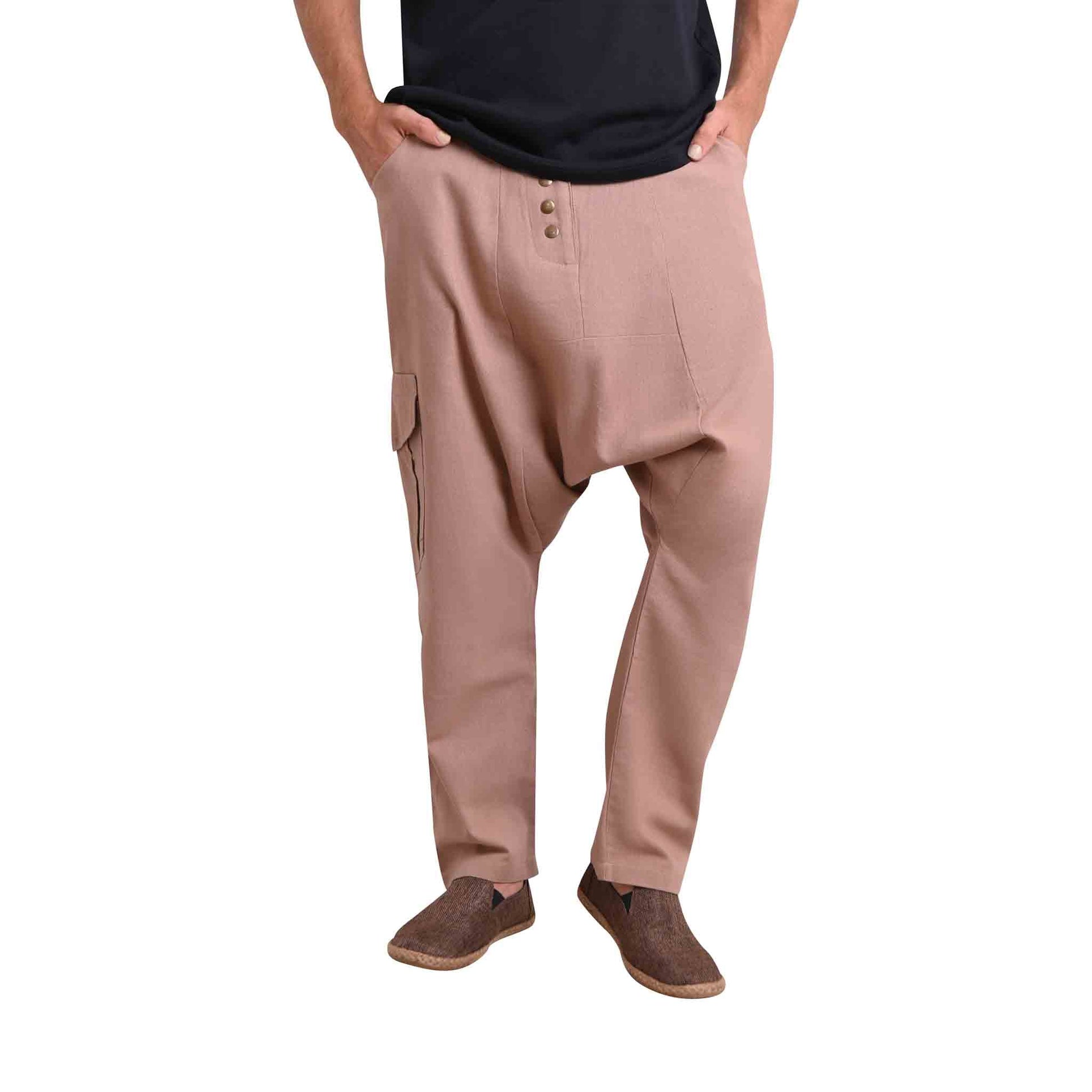 Haremshose Ausgeglichen Beige