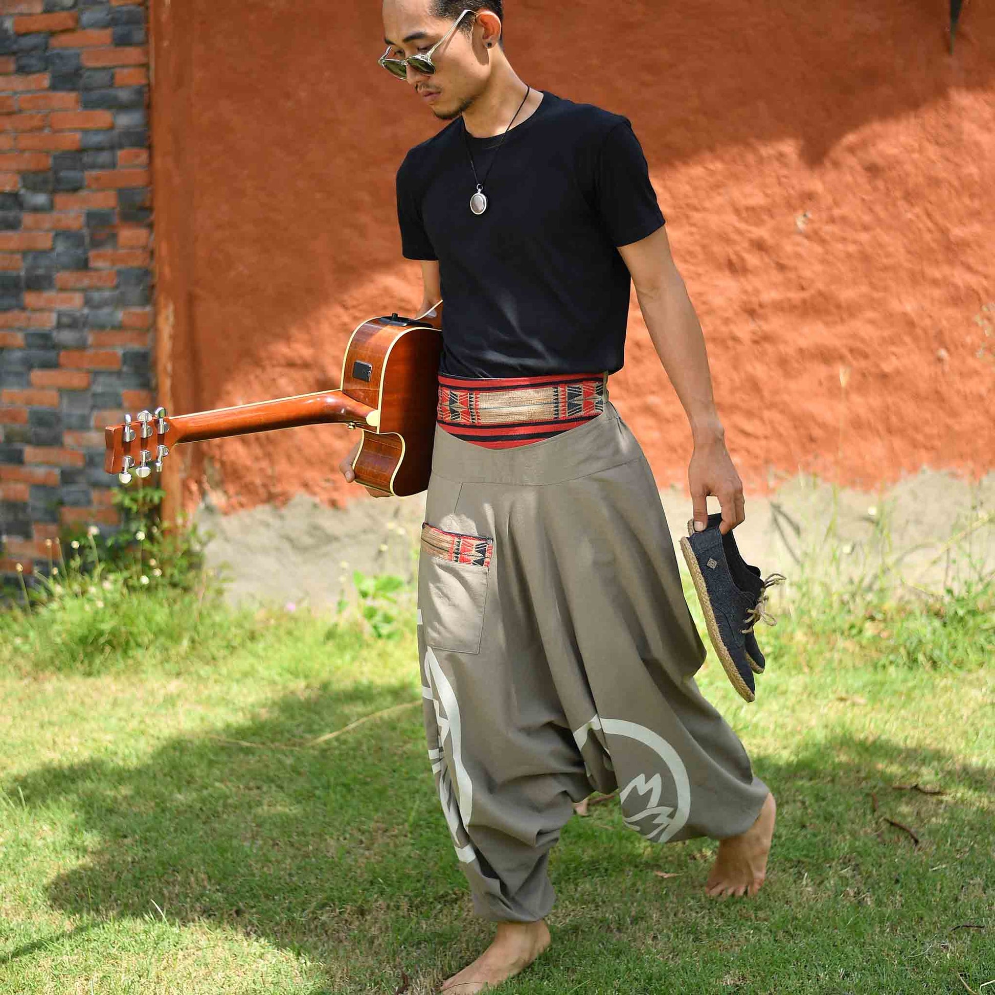model-lxl Aladinhose Graubraun