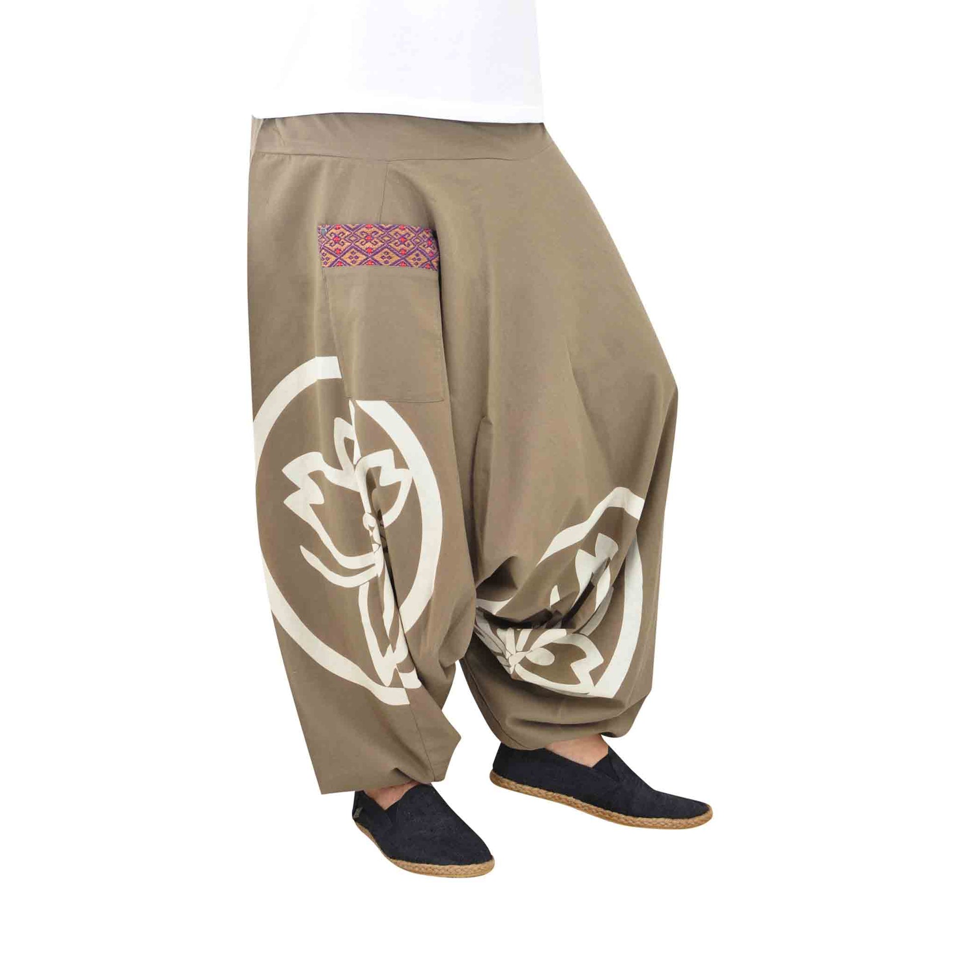 Aladinhose Graubraun