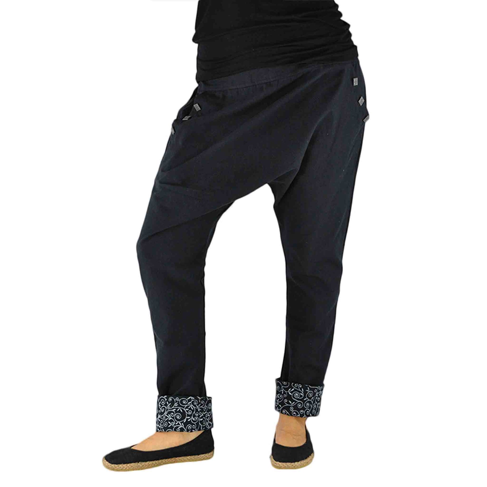 Haremshose Damen Pai Schwarz