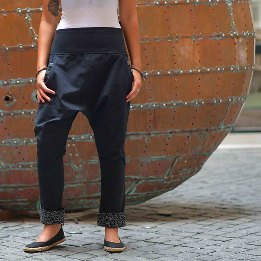 model-sm Haremshose Damen Pai Schwarz