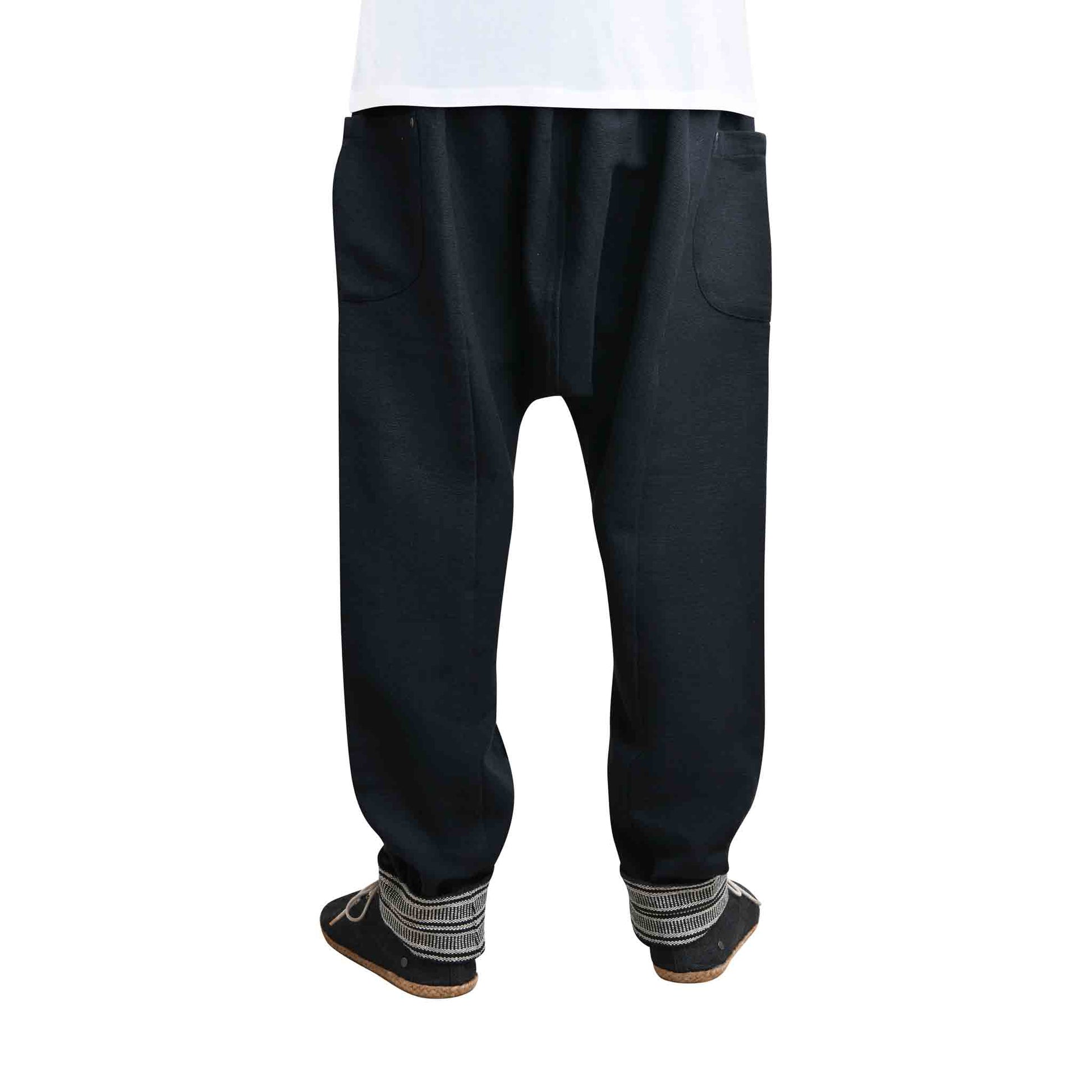 Haremshose Herren warm Wintertanz Schwarz