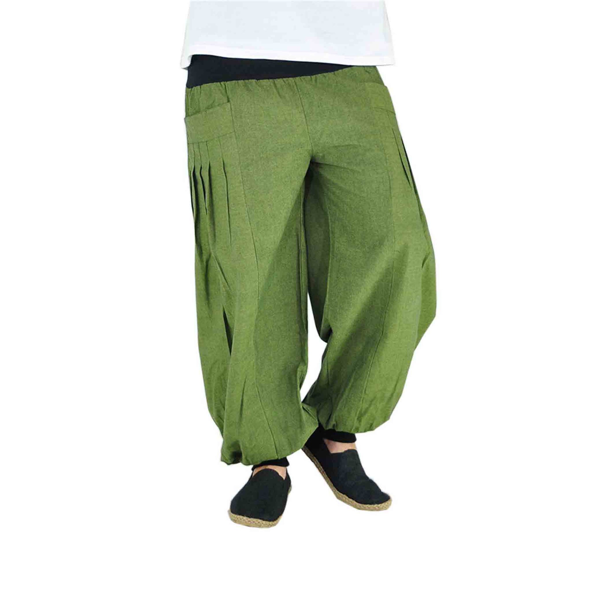 Yogahose und Haremshose Damen Yogazeit Grün