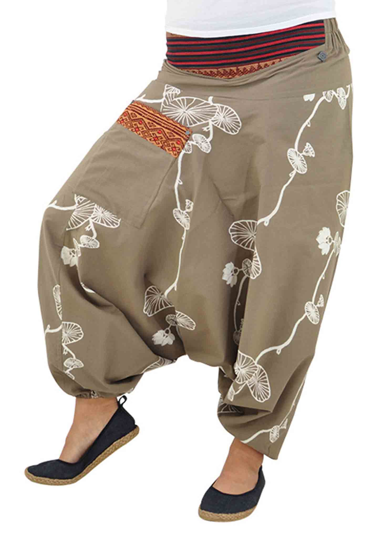 Aladinhose Graubraun