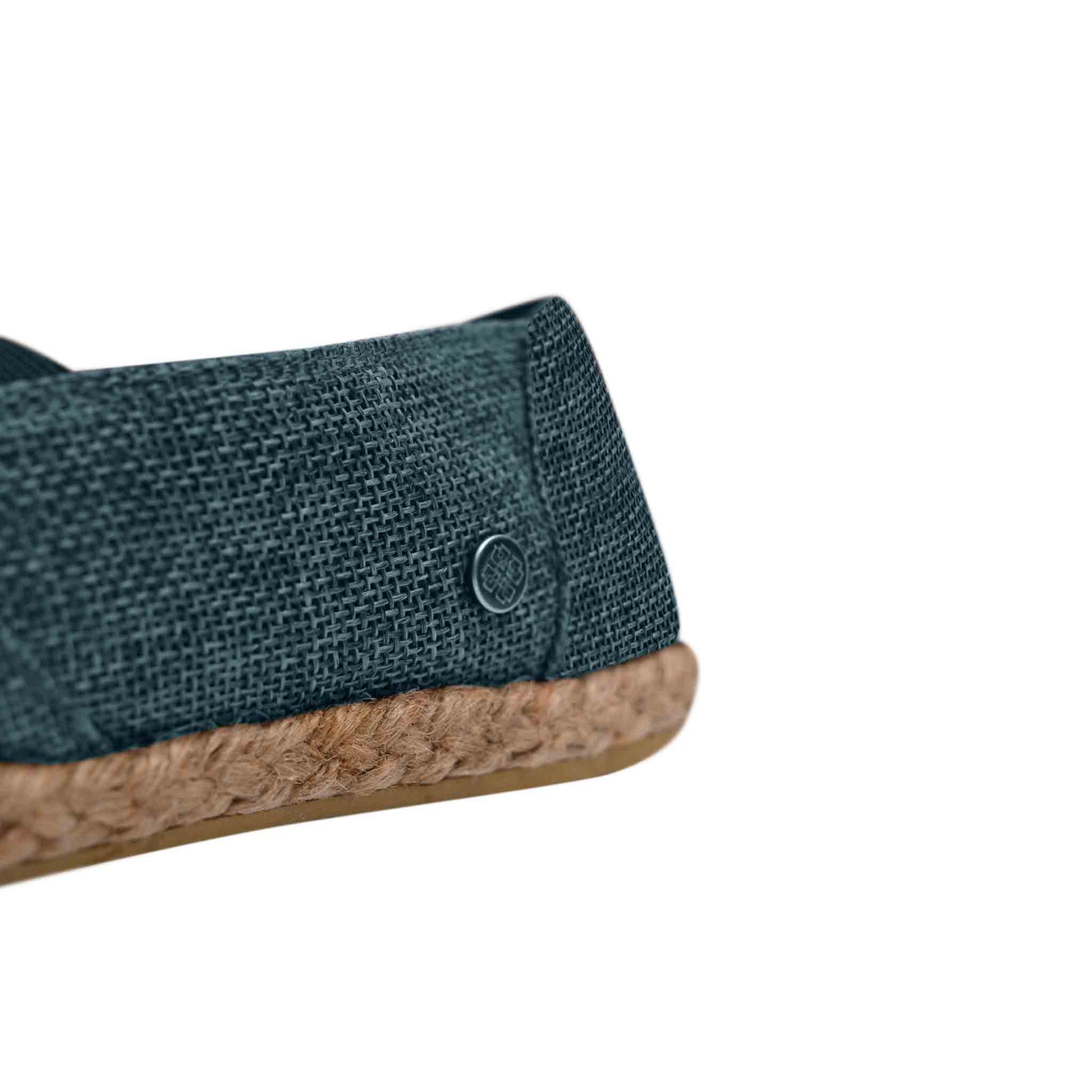 Hippie Jute Schuhe Leichtfüßig Blau