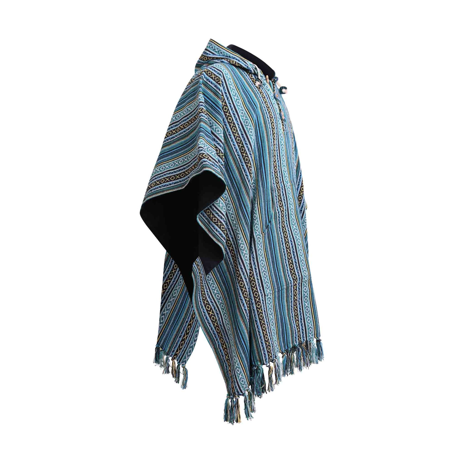 Hippie Wendeponcho Arriba Grün