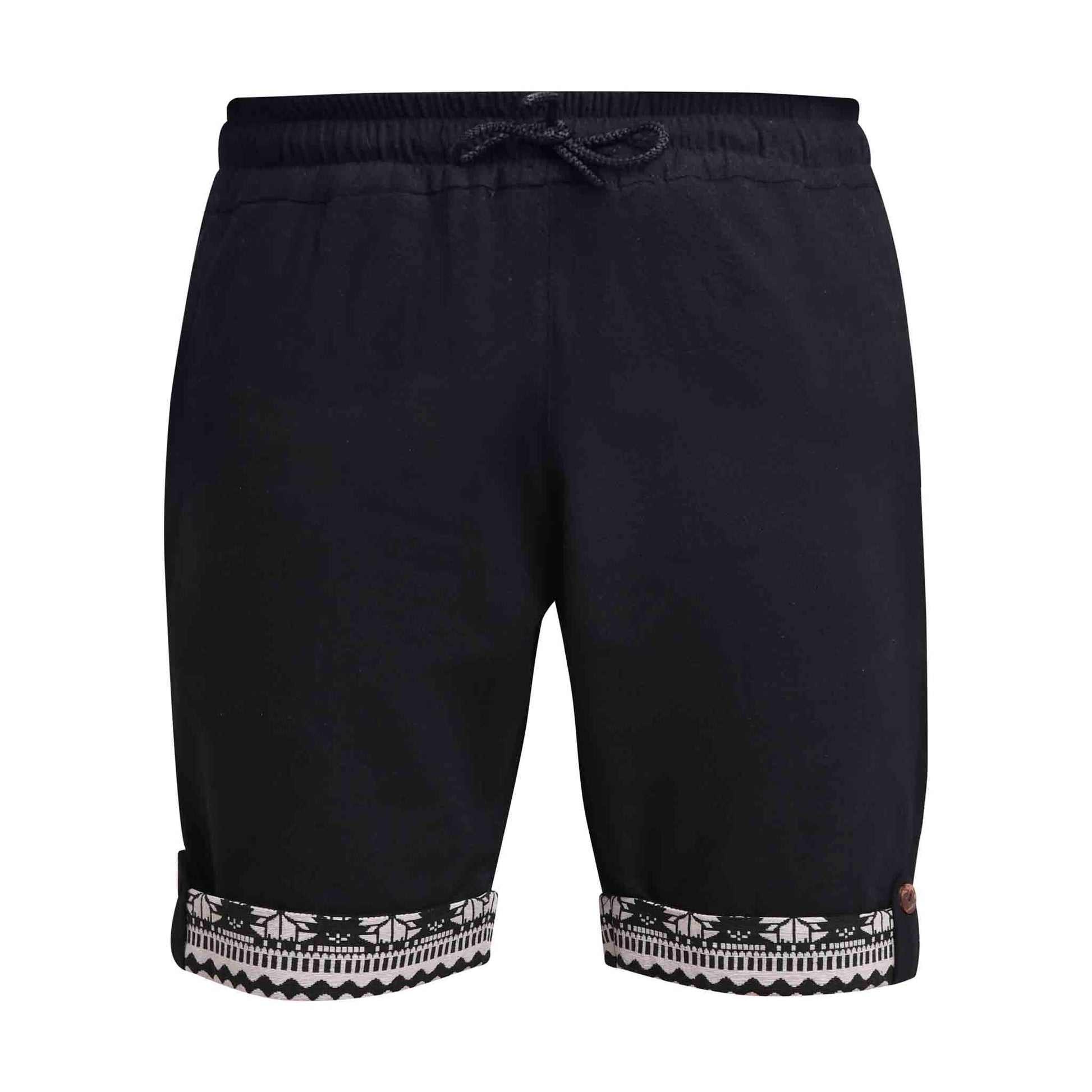 Boho Shorts Sommerglück Schwarz