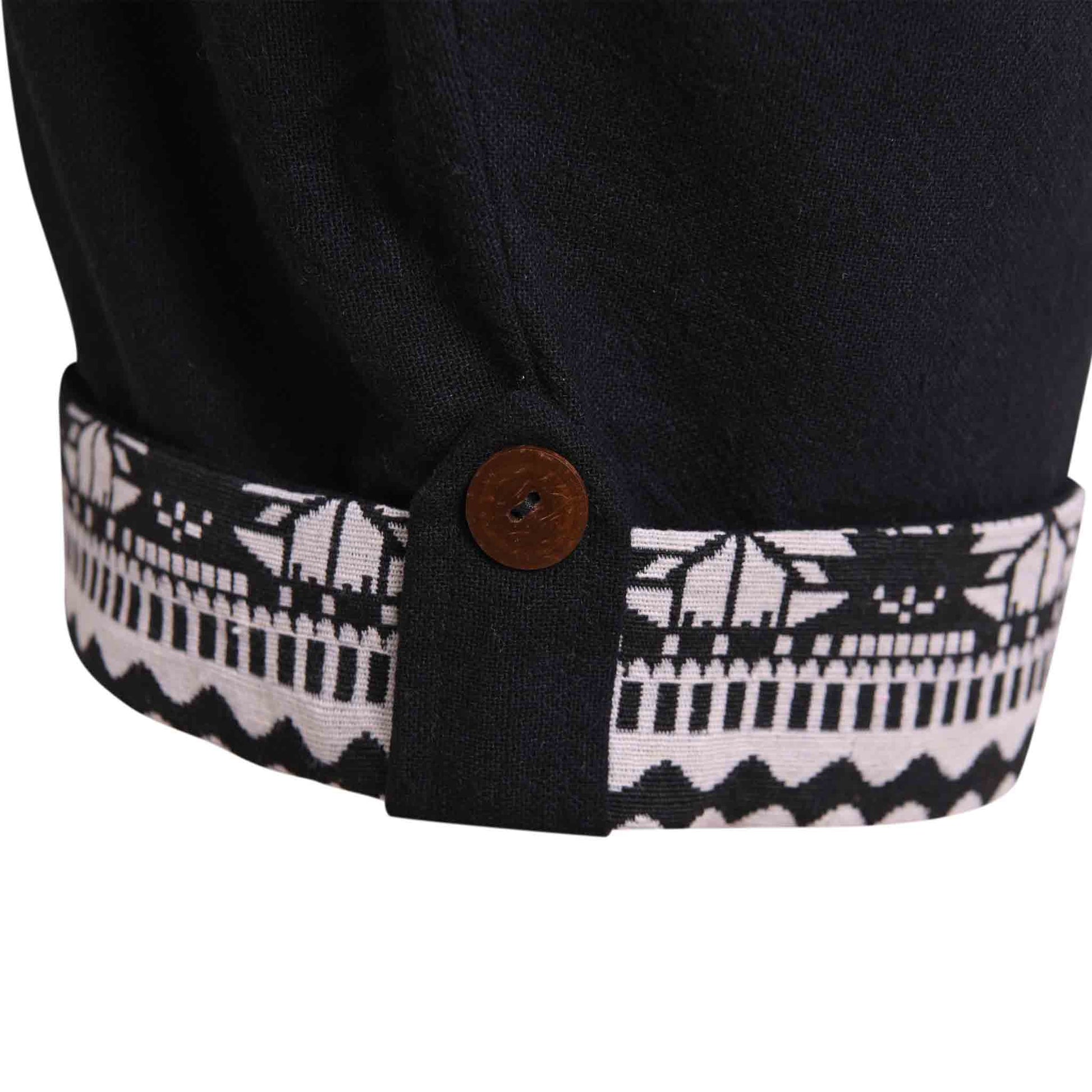 Boho Shorts Sommerglück Schwarz