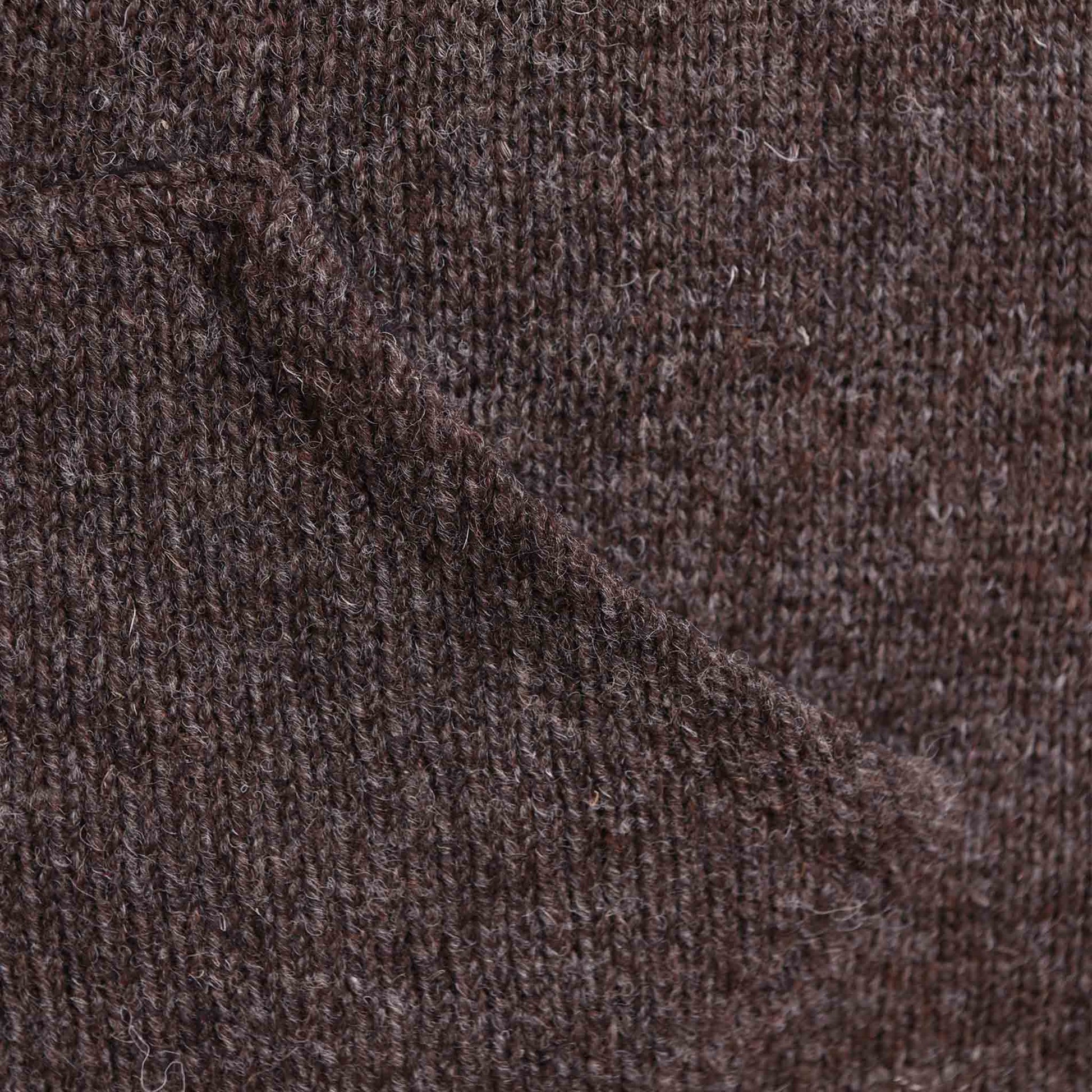 Warmer Poncho aus Wolle Abajo Braun