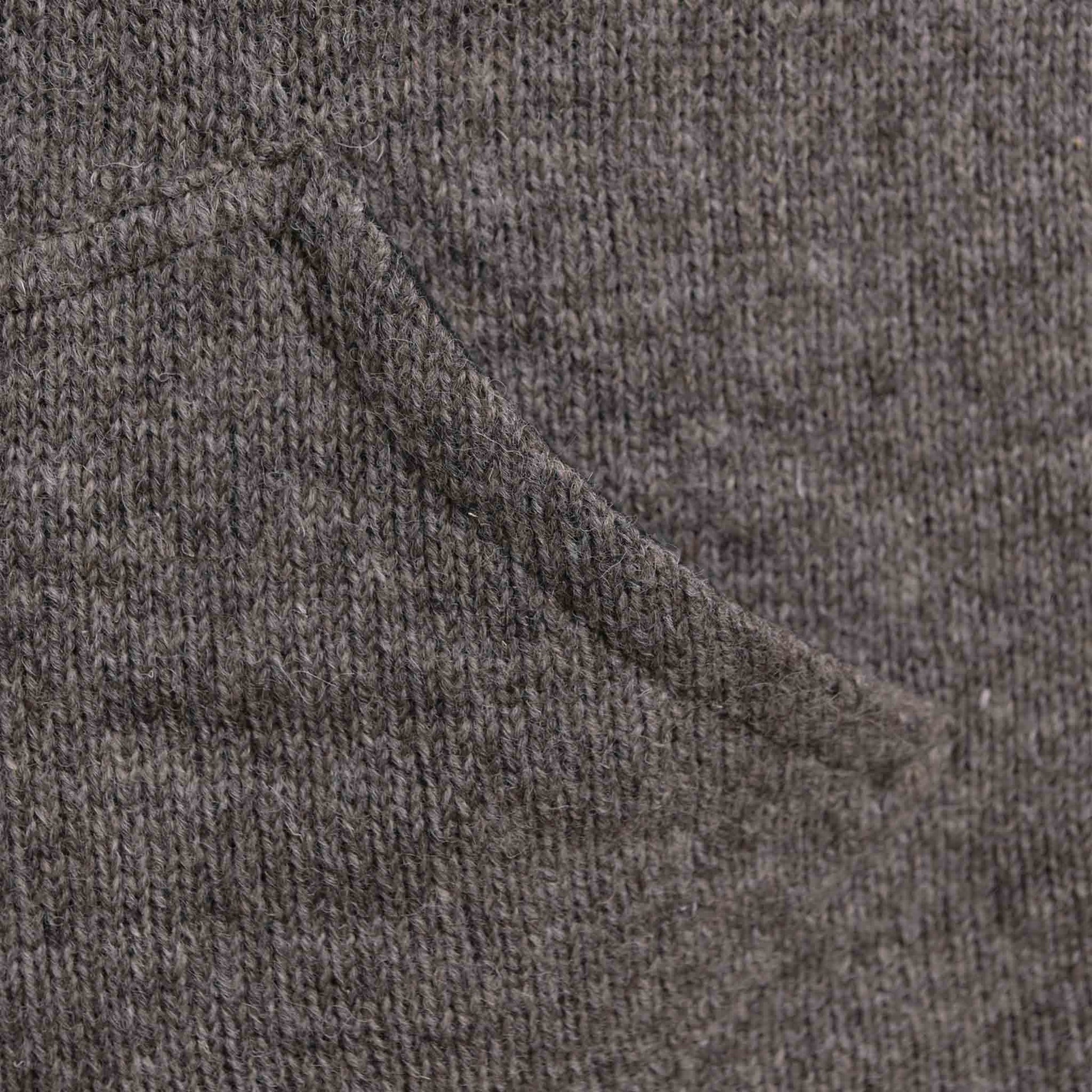 Warmer Poncho aus Wolle Abajo Braun