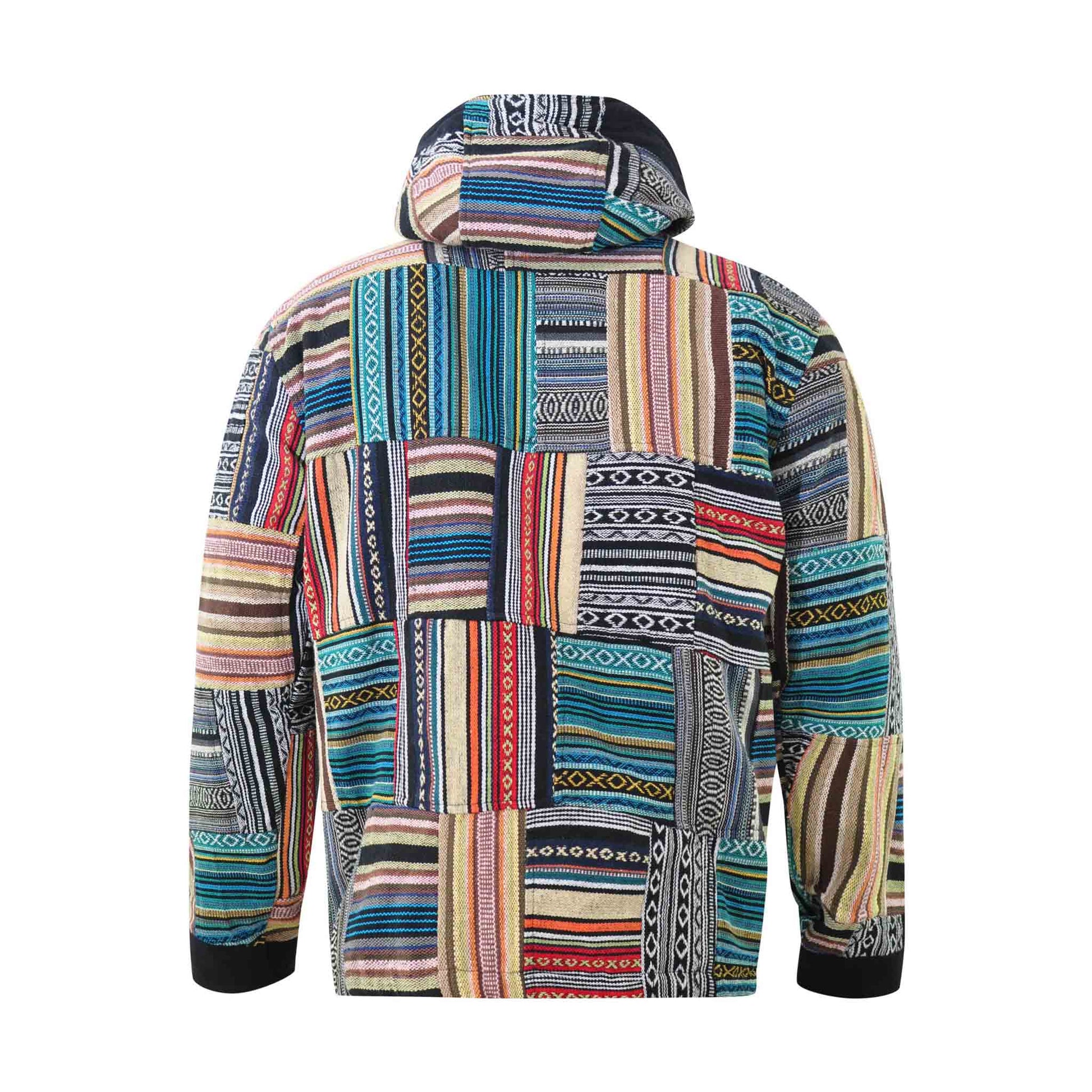 Patchwork Baja Jacke Haarlem im Hippie Style