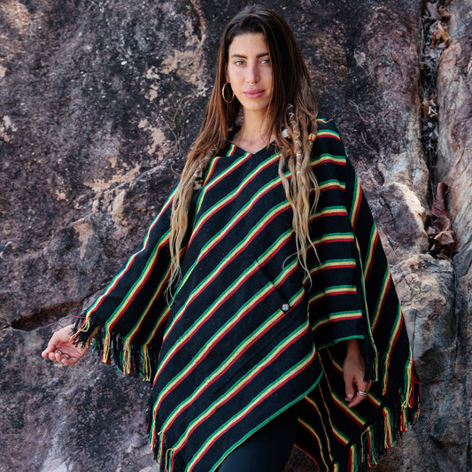 Reggae Poncho for Men and Women